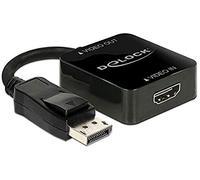 DeLOCK 62712 câble vidéo et Adaptateur 0,15 m DisplayPort HDMI Noir
