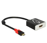 Delock - Adaptateur vidéo externe - USB-C - HDMI - noir - Pour la vente au détail G