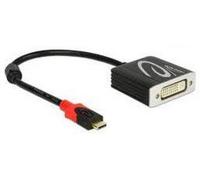 Delock 62734 DisplayPort / HDMI Adaptateur [1x DisplayPort mâle - 1x HDMI femelle] noir 0.20 m
