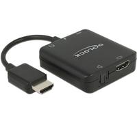 Delock 62784 HDMI / USB-Micro-B Adaptateur [1x HDMI mâle - 1x HDMI femelle, Micro USB femelle] noir