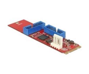 DeLOCK "62843 carte et adaptateur d''interfaces Interne USB 3.2 Gen 1 (3.1 Gen 1), Convertisseur"