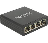 Delock 62966 - Schwarz - Metall - 0,8 m - 73 x 72 x 23 mm - 1 Stück(e) - USB
