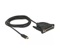 DeLOCK 62980 câble parallèle Noir 1,8 m