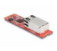 Delock 62985 Convertisseur d'interface [1x Gigabit-LAN (1/2.5 Gbit/s) - 1x Mâle M.2 clé B, Mâle M.2 clé M]