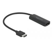Delock 63206 HDMI / USB-Micro-B / DisplayPort Adaptateur [1x HDMI mâle - 1x DisplayPort femelle, Micro USB] noir 0.24 m