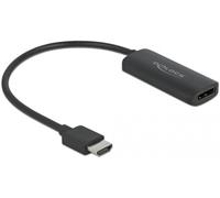 Delock 63206 HDMI / USB-Micro-B / DisplayPort Adaptateur [1x HDMI mâle - 1x DisplayPort femelle, Micro USB] noir 0.24 m
