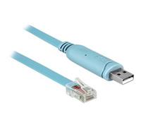 Delock 63289 DELOCK Adapter USB2.0/A St > Seriell RS232 RJ45 St 3.0m blau