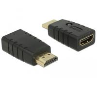 DeLock Adaptateur HDMI 63320 – 1x HDMI-A mâle > 1x HDMI-A femelle, Émulateur EDID – Noir