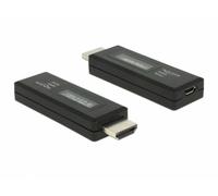 Delock 63327 - HDMI-A 19 broches - USB Type Micro-B - Connecteur mâle / Connecteur femelle - Noir