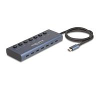 DeLOCK 63410 hub & concentrateur USB 3.2 Gen 1 (3.1 Gen 1) Type-C 5000 Mbit/s Bleu