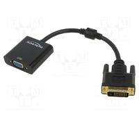 DeLOCK Adaptateur DisplayPort 1.2 mâle vers HDMI femelle 4K UHD 30Hz Actif - Connecteurs droits - Longueur 0.2m - HDCP - Noir - Réf. 63585
