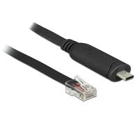 DeLOCK Câble série 63912 – USB Type-C vers RJ45 2 m Noir mâle/mâle