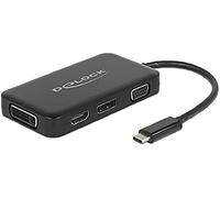 DeLOCK 63929 hub & concentrateur USB 2.0 Type-C Noir