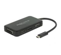 DeLOCK 63929 station d'accueil USB 2.0 Type-C Noir