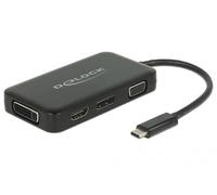DeLOCK 63929 station d'accueil USB 2.0 Type-C Noir