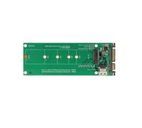 DeLOCK 63953 Adaptateur M.2 vers SAS/SATA Interne, NVMe, 1x M.2 (M), 145x51x9mm, LEDs, Câble SAS inclus, Windows/Linux