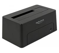 DeLOCK USB-C Station d'accueil USB C Disque Dur SSD Noir