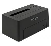 DeLOCK 63958 Station d'accueil de disques de stockage USB 3.2 Gen 2 (3.1 Gen 2) Type-C Noir