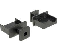 Delock 64009 Black 10pc (S) Safety Cap for Plug Safety caps - for Plugs (USB Typ