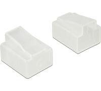 DeLOCK 64016 Anti-poussière pour Prise RJ45 10 pièces Transparent