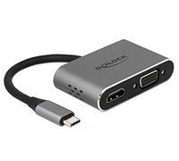 DeLOCK 64074 hub & concentrateur USB 3.2 Gen 1 (3.1 Gen 1) Type-C Gris