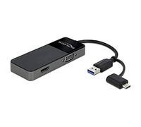 DeLock Hub USB 64085 – USB 3.2 Gen 1 (3.1 Gen 1) Type-A – Noir