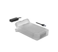DeLOCK 64086 Adaptateur Interne USB Type-A vers SATA 3.0 6Gbit/s, compatible Windows 10/8.1/7, Linux, ChromeOS, 109x184x32mm, Transparent