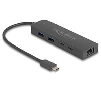 DeLOCK 64110 hub & concentrateur USB 3.2 Gen 2 (3.1 Gen 2) Type-C 10000 Mbit/s Noir