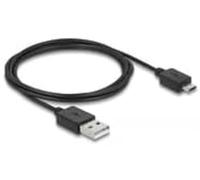 Delock 64213 Câble et Adaptateur vidéo 0,18 m HDMI Type A (Standard) DisplayPort + Micro-USB Noir