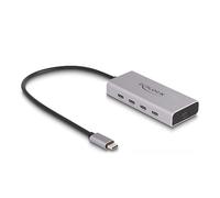 DeLOCK 64235 hub & concentrateur USB Type-C 10000 Mbit/s Gris