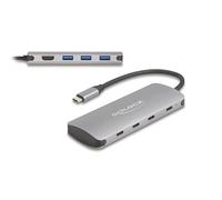 DeLOCK 64323 hub & concentrateur USB 3.2 Gen 2 (3.1 Gen 2) Type-C 10000 Mbit/s Gris