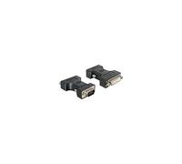 DeLOCK 65017 changeur de genre de câble DVI-I VGA 15-pin M Noir