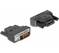 Delock 65024 DVI / HDMI Adaptateur [1x DVI mâle 24+1 pôles - 1x HDMI femelle] noir