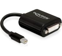 DeLOCK 65098 Adaptateur DeLOCK Mini-DisplayPort 1.1/DVI 0,12 m noir