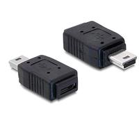 DeLOCK - 65155 - USB-Adapter mini male - USB micro A + B femelle