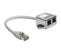 DeLOCK 65177 changeur de genre de câble RJ-45 2 x RJ-45 Gris