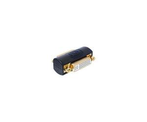 DeLOCK 65225 changeur de genre de câble DVI Noir, Or