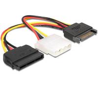 Delock 65235 Stromkabel Delock SATA 15Pin -> SATA 15Pin +4Pin Molex St/Bu