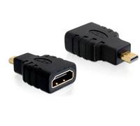 DeLOCK HDMI micro D/HDMI A HDMI mirco D Noir
