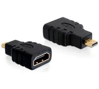 Delock 65242 HDMI Adaptateur [1x Micro HDMI™ - 1x HDMI femelle] noir