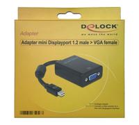 Delock 65256 Adaptateur Mini Displayport 1.2 Homme > VGA Douille - Neuf
