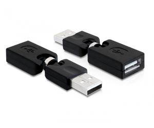 DeLOCK 65260 changeur de genre de câble USB 2.0 A Noir
