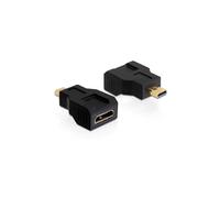 DeLOCK 65271 changeur de genre de câble 19 pin HDMI - C 19 pin HDMI micro D Noir