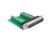 DeLOCK 65320 Connecteur Sub-D 37 Noir/Vert/Argent, Dimensions 69.3x69.7x16.1mm, 1 pièce