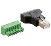 DELOCK 65389 - Adaptateur prise RJ45 > bloc de jonction 8 broches 2 pièces