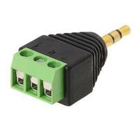 DeLOCK 65419 changeur de genre de câble 3.5mm 3p Noir, Vert, Argent