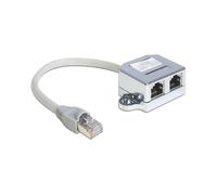 DeLOCK 65441 Câble Réseau 0,15m Gris - Connecteur RJ-45 vers 2x RJ-45 - Code SH 84733080