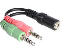 DeLOCK 65459 câble audio 0,012 m 3,5mm 2 x 3.5mm Noir