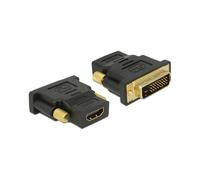 Delock 65466 Adaptateur DVI 24+1 pin mâle vers HDMI femelle