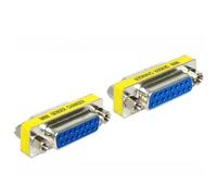 DeLOCK 65480 Adaptateur de câble-Câble Adaptateur pour (-Sub D 15 Sub-D 15 Bleu Argent Femelle/Femelle Sachet Plastique)